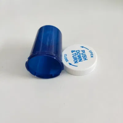 Plastic Child Safety Vials Twist Bottles
