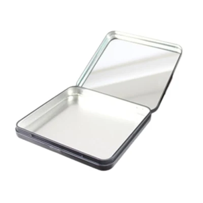 Factory Wholesale Tinplate Case Packaging Sugar Free Mint Candy Metal Box Paper Gum Tin Box with Custom Logo