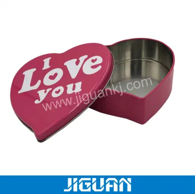 Green and Red Custom Shape Cute Metal Iron Tin Box