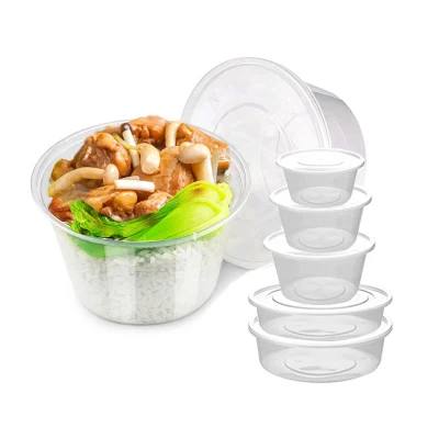  Custom Plastic Products Packing Boxes Environmentally Friendly Disposable Takeout Box