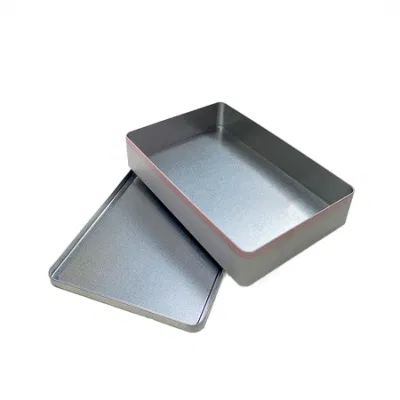 Creative Tinplate Box Rectangular Candy Packaging Tin Can Gift Box Clamshell