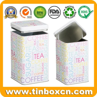 3.2oz/93G Metal Square Tea Tin for Packing Irish Aternoon Tea