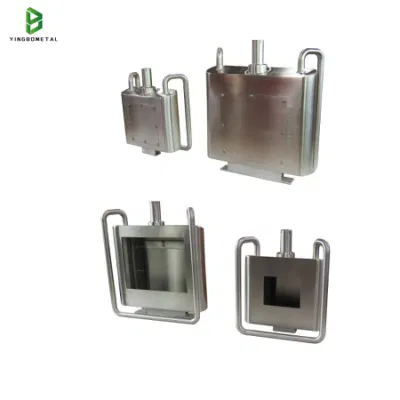 2 Door Metal Hinged Aluminum Enclosure Distribution Control Box with Clear for Electronics