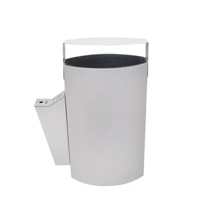 Aluminum Trash Can Large Metal Outdoor Garbage Can with Lid
