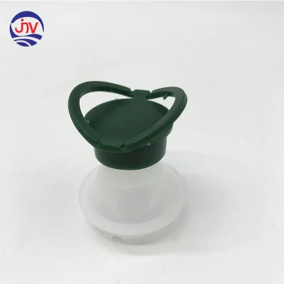 0.5 Lliter Rectangular Empty Tin Can with Plastic Spout Cap