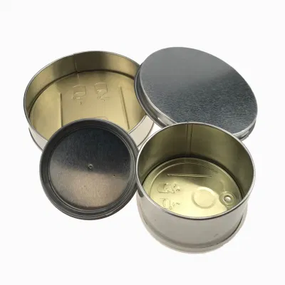 Custom Size Pattern Portable Food Grade Storage Cans Tin Jar