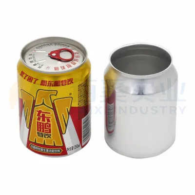 Blank Customization Aluminum Beer Cans Beverage Soda Packaging with Dia 202 Sot Lids