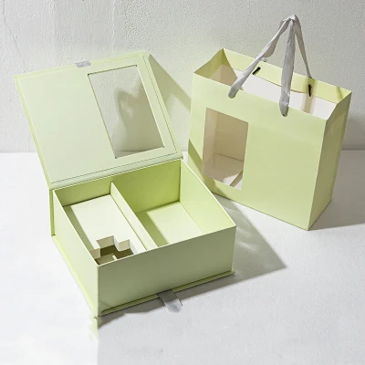 Printed Custom Design Luxury Magnetic Flower Perfume Aroma Cardboard Packing Paper Packaging Gift Box with Logo