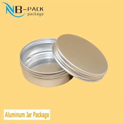 Cosmetic Packaging Aluminum Jars Wax Cream Jar, Small Tin Containers 30g