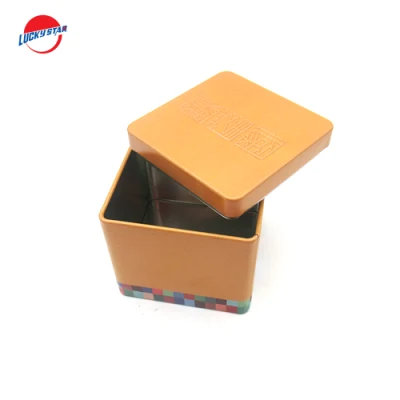 Eco-Friendly Packaging Material Custmozied Shape Metal Gift Box Tin Box