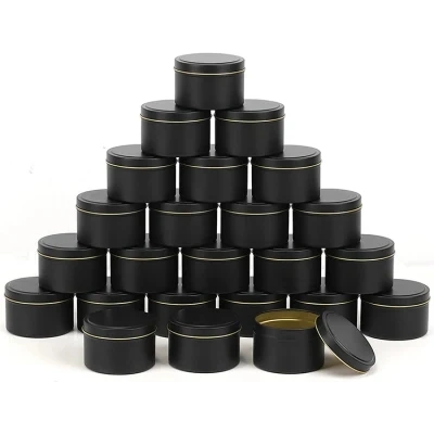 Cosmetic Cream Series Round Tin Box Body Cream Cosmetic Packaging Aluminum Cosmetic Tin Price 10% off