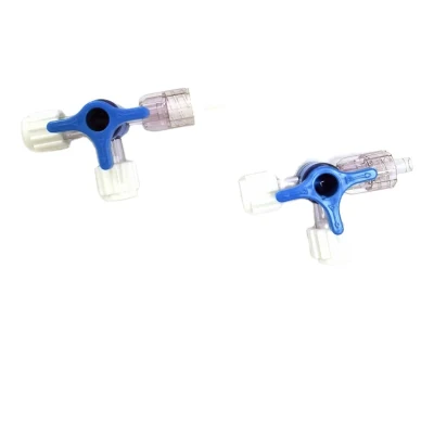 Medical IV Three-Way Stopcock with Luer Lock Valve