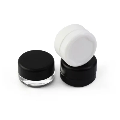 5ml Clear Concentrate Jar Glass Containers with Child Resistant Cap