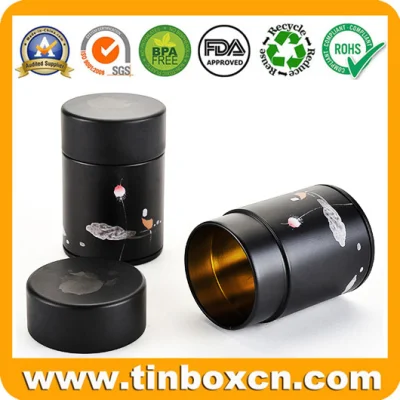 Mini Small Metal Tea Tin Box Tea Caddy Canister Tins