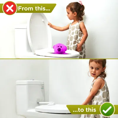 Universal Easy Installation Toilet Seat Lock Child Safety Ideal Baby Proof Adhesive Lock
