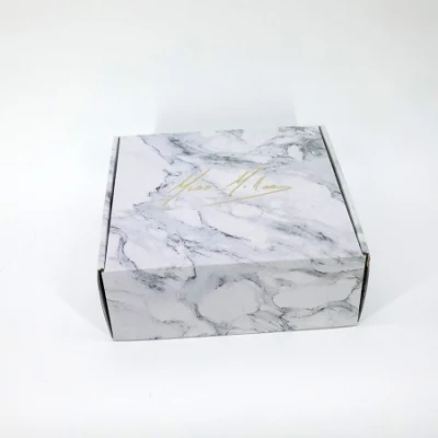 Custom Cheap Corrugated Cardboard Black E Flute Shipping Box for Product Packaging