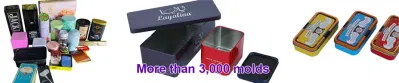 Gift Packaging Multiple Colored Rectangular Metal Tin Box