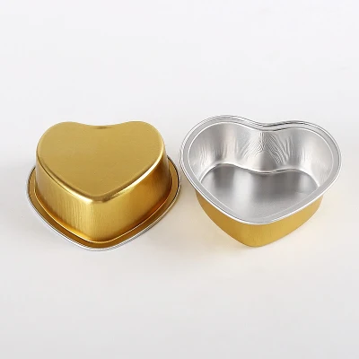 Wrinkle-Free Tin Foil Gold Thickening Disposable Barbecue Rectangular Meal Box with a Lid Aluminum Foil Takeaway Box