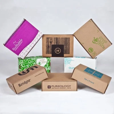 Custom Luxury Printed Logo Foldable Cardboard Kraft Paper Perfume Clothes Shoes Jewelry Packaging Shipping Packing Mailer Christmas Gift Carton Box