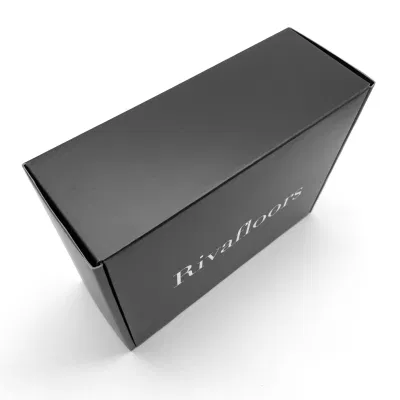 Custom High Quality Black Matte Laminated Hard Corrugated Packaging Box Mailer Shipping Box