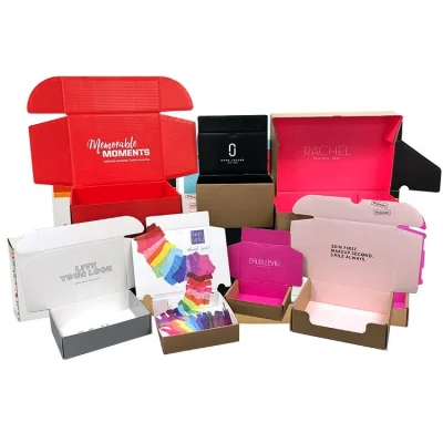 Custom Luxury Printed Logo Foldable Cardboard Kraft Paper Perfume Clothes Shoes Jewelry Packaging Shipping Packing Mailer Christmas Gift Carton Box