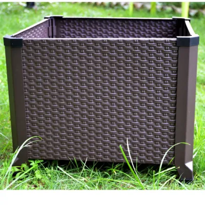 Rectangular Raised Garden Bed Metal Large Planter Box for Outdoor