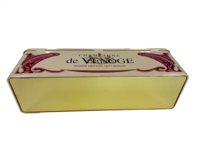 Factory Price Wine Tin Box Liquor Boxes Rectangle Tin Can Bottle Tin Wine Tin Gift Tin Box