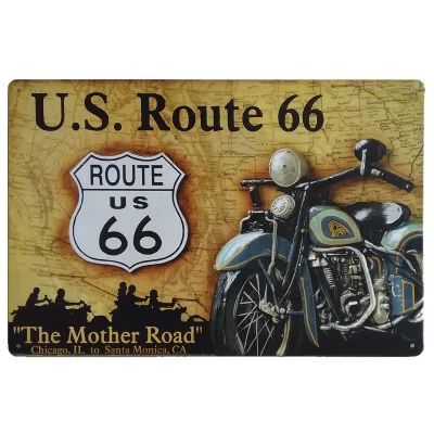 Decorative Wall Hanging Metal Signs, Tin Tackers, Sign Metal Tin Posters