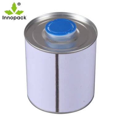 0.1 Liter Metal Round Tin Paint Can for Water-Based Paint, Tin Can Manufacturer Wholesale