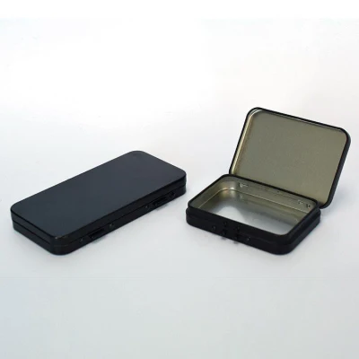 Custom 50mm 80mm 120mm Qube Cube Square Rectangle Food Packaging Metal Tin Containers Can Box