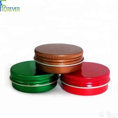 Metal Packaging Custom Size Logo Printed Shape High Quality Solid Color Round Black Candle Tin with Lid