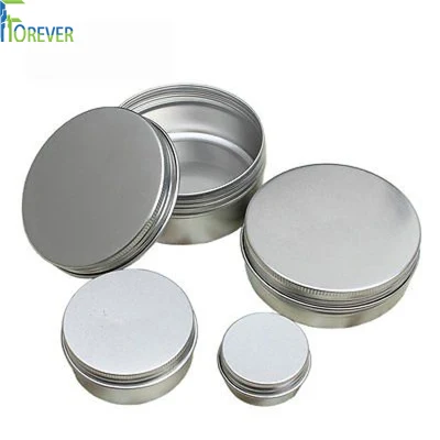 High Quality Wholesale Beautiful Aluminium Tin Jar Tin Container with Lid