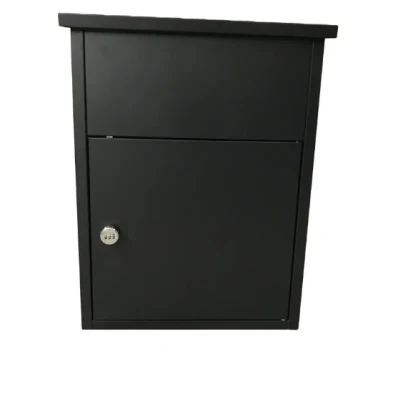 Luxury Small Home Custom Secure Smart Wall Mount Lockable Outdoor Metal Postal Mail Delivery Parcel Drop Box