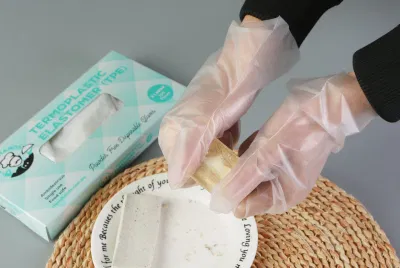 High Quality Waterproof Touch Disposable TPE Clear Gloves for Kids Child Children Food Grade Top Hand Gloves