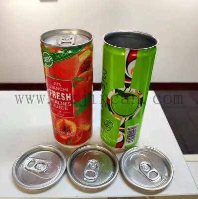 Decorative Round Tin Cans with Lids for Apple Sidra