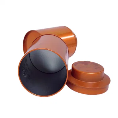 Manufacturers Provide Round Tinplate Tea Cans Dahongpao Black Tea Packaging