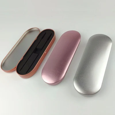 Hot Sell Rectangular Tin Box Eyebrow Fishing Packaging Pen Gift Box