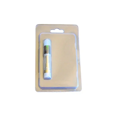 Custom Factory Direct Clamshell Plastic Vape Cart Packaging 500mg Ceramic Cartridge Plastic Pack PVC Blister Packaging