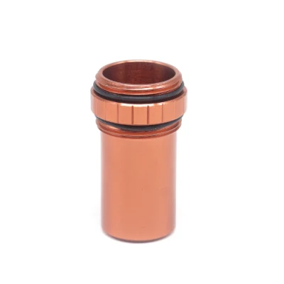 Hardware CNC Machining Parts Small Metal Jar Portable Pill Case Waterproof Aluminum Holders Storage Drug Container Organizer Storage Boxes