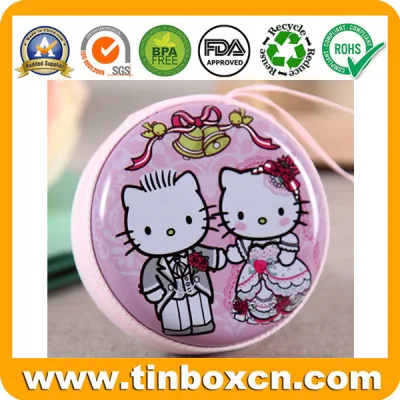  Mini Small Metal Tin Box with Zipper for Wedding Gifts