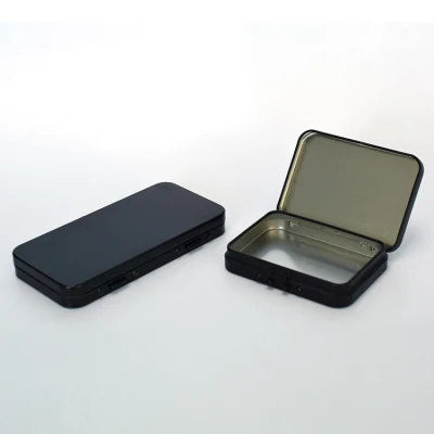Child Resistant Lid Round Customised Color Metal Container Tin Box Aluminium Jars