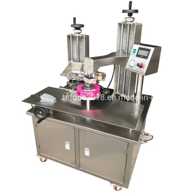 Easy Operate Box Machine Tape Tin Taping Machine Auto Box Taper Cookie Can Tape Seal Machine Pack