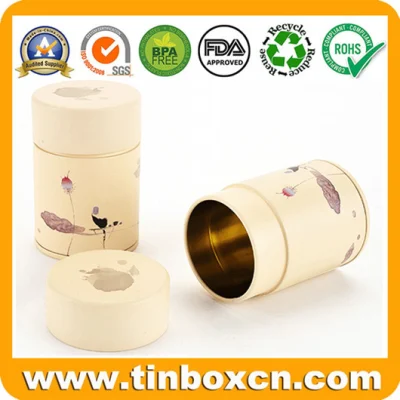 Mini Small Metal Tea Tin Box Tea Caddy Canister Tins