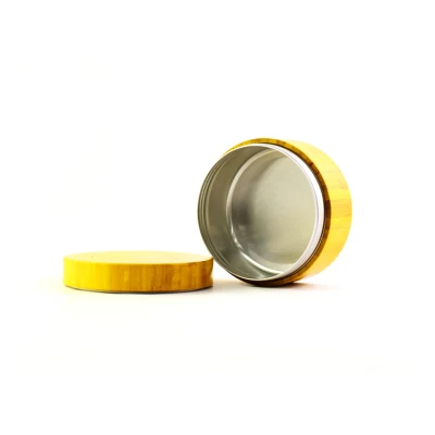 Child Resistant Tin Can Natural Metal Bamboo Aluminium Tin Box