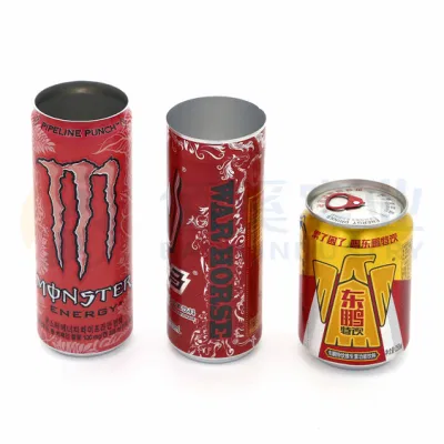 Blank Customization Aluminum Beer Cans Beverage Soda Packaging with Dia 202 Sot Lids