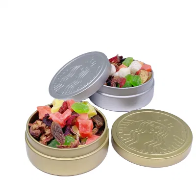 High Quality Wholesale Beautiful Aluminium Tin Jar Tin Container with Lid