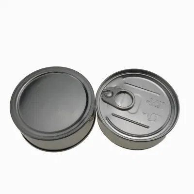 Custom Size Pattern Portable Food Grade Storage Cans Tin Jar