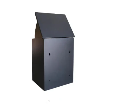 Luxury Small Home Custom Secure Smart Wall Mount Lockable Outdoor Metal Postal Mail Delivery Parcel Drop Box