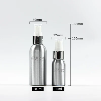 Hot Selling Custom Cosmetic Shampoo Body Wash Packaging with Pump No Plastic Recycling Eco Friendly Aluminum Bottle