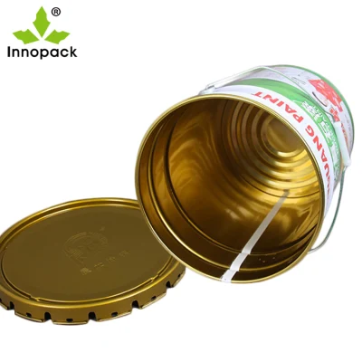 13 L Empty Metal Tin Paint Coating Bucket /Drum/Can/Pail/Containers